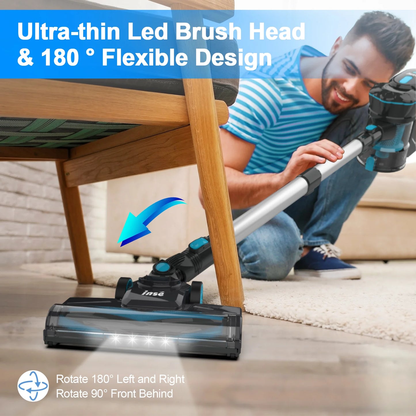 INSE Cordless Vacuum Cleaner