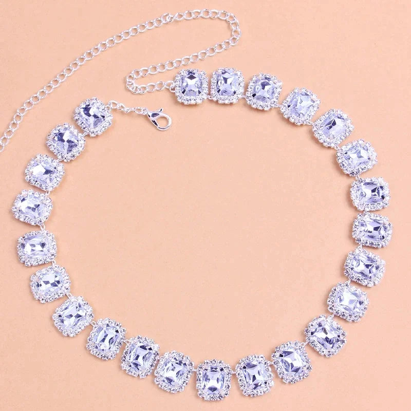 Rhinestone Collar Necklace