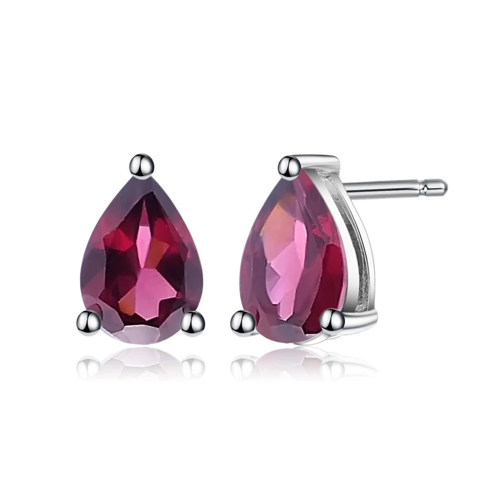 Gem's Ballet Gemstone Stud Earrings