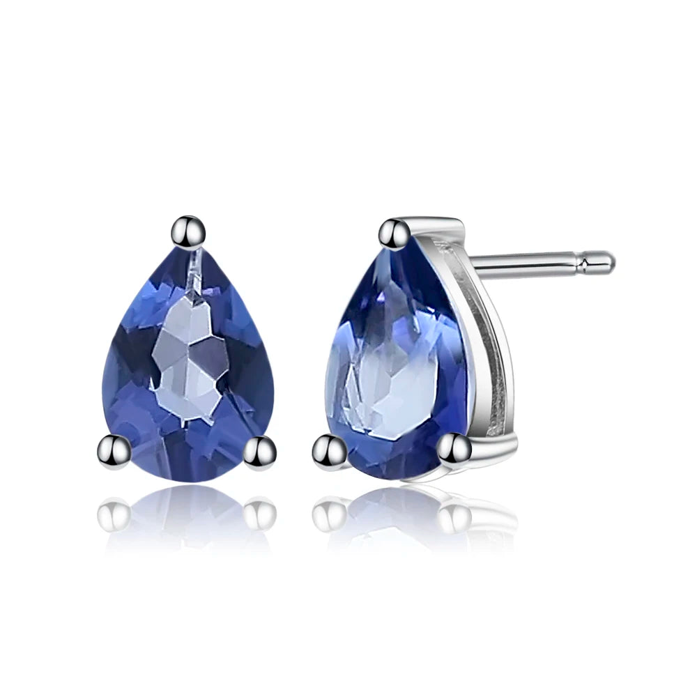 Gem's Ballet Gemstone Stud Earrings