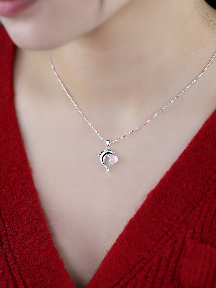 Dolphin Silver Pendant