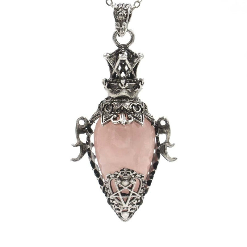 Retro Crystal Egg-Shaped Pendant