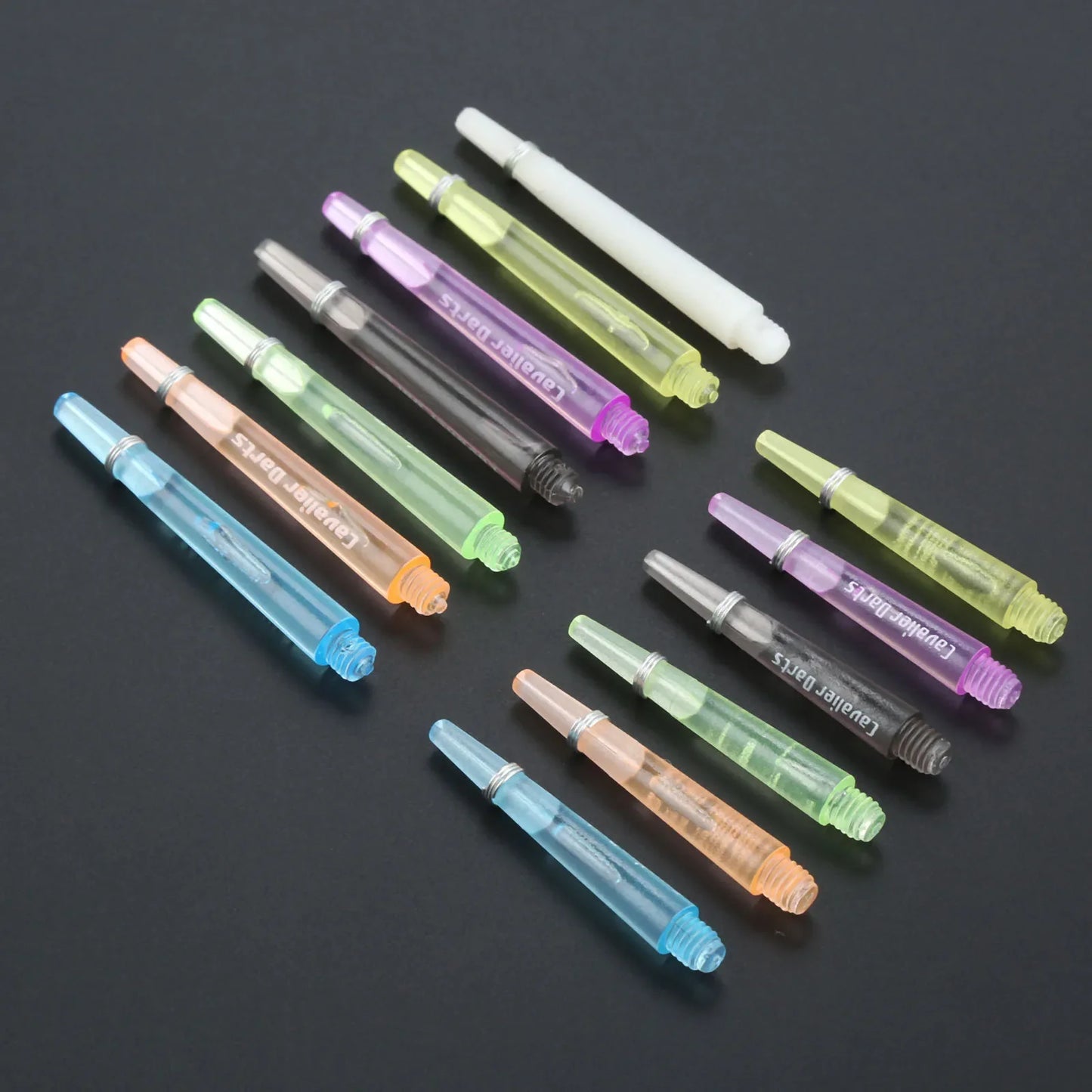 12pcs Transparent Dart Stems