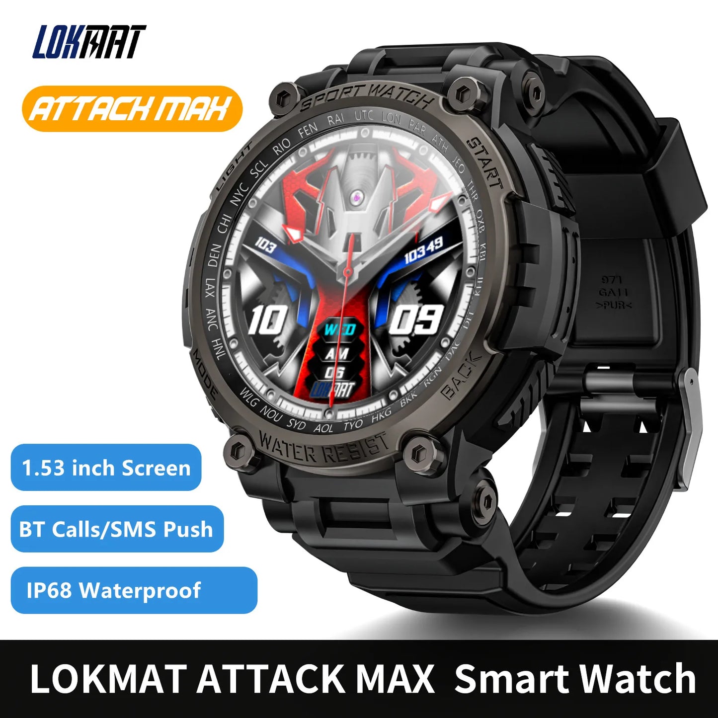 LOKMAT New ATTACK MAX Smart Watch