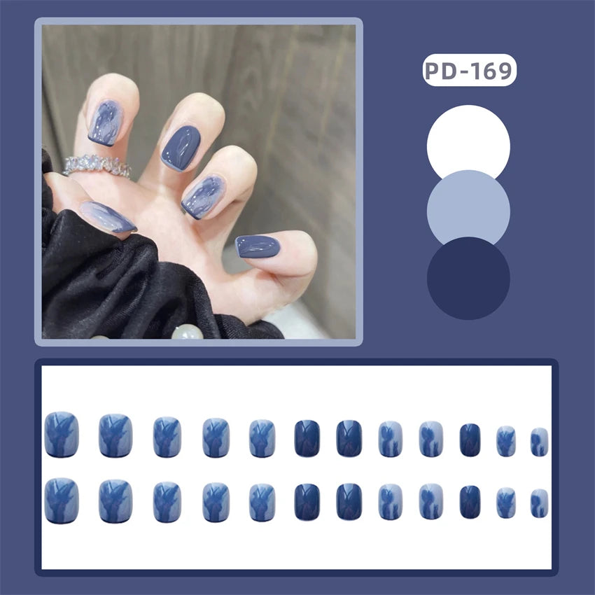 24Pcs Press on Acrylic Nail Tips