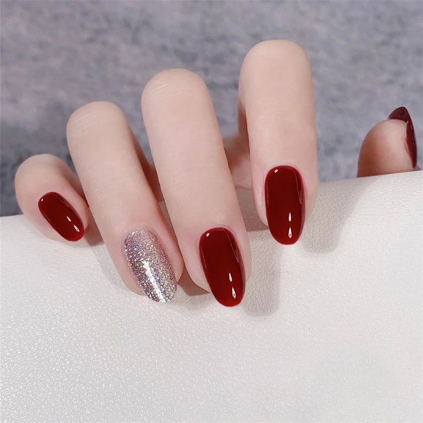 24Pcs Press on Acrylic Nail Tips