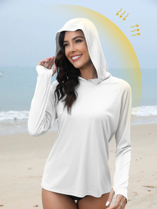 Women's Sunscreen Hoodie T-shirt