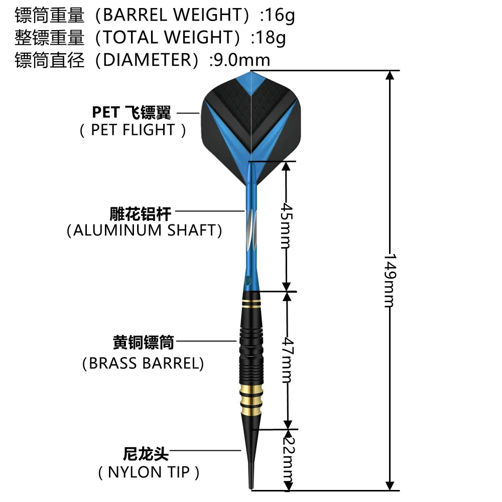 Professional soft tip Darts Case