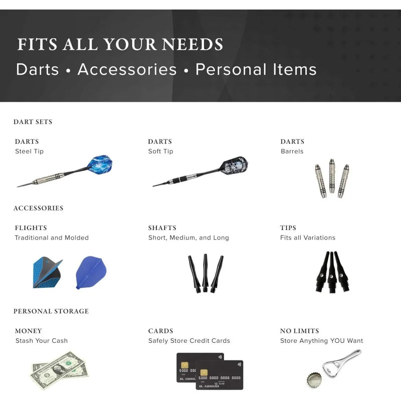 Dart Case for Soft and Steel Tip Darts