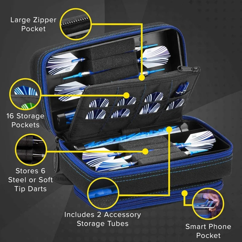 Dart Case for Soft and Steel Tip Darts