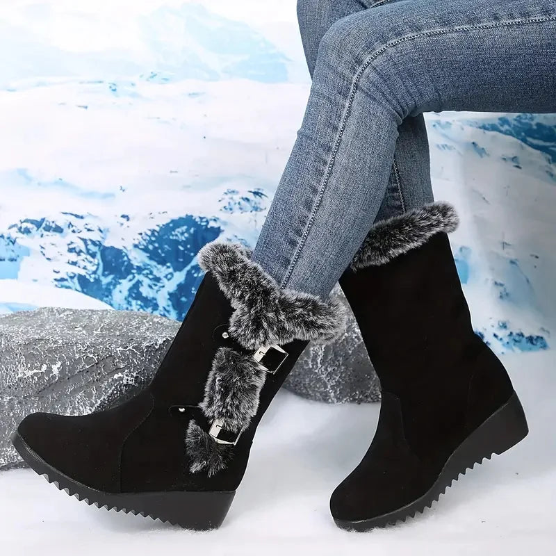 Mid-Calf Comfortable Warm Boots