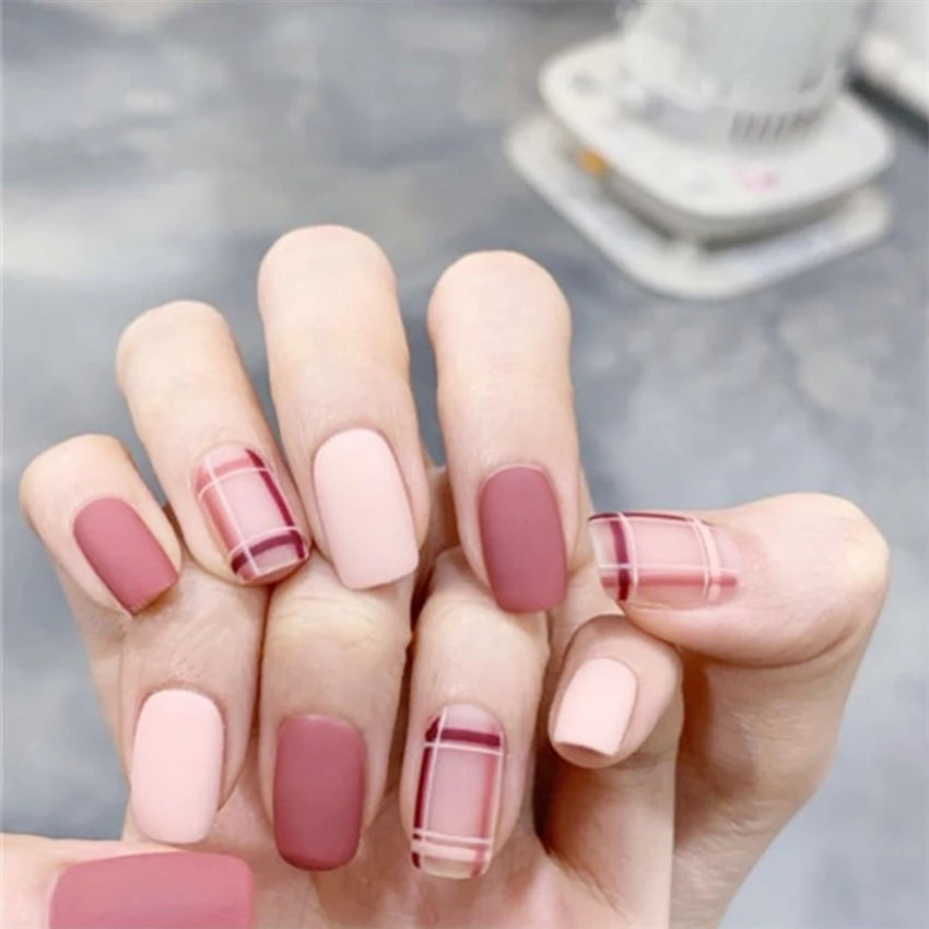 24Pcs Press on Acrylic Nail Tips