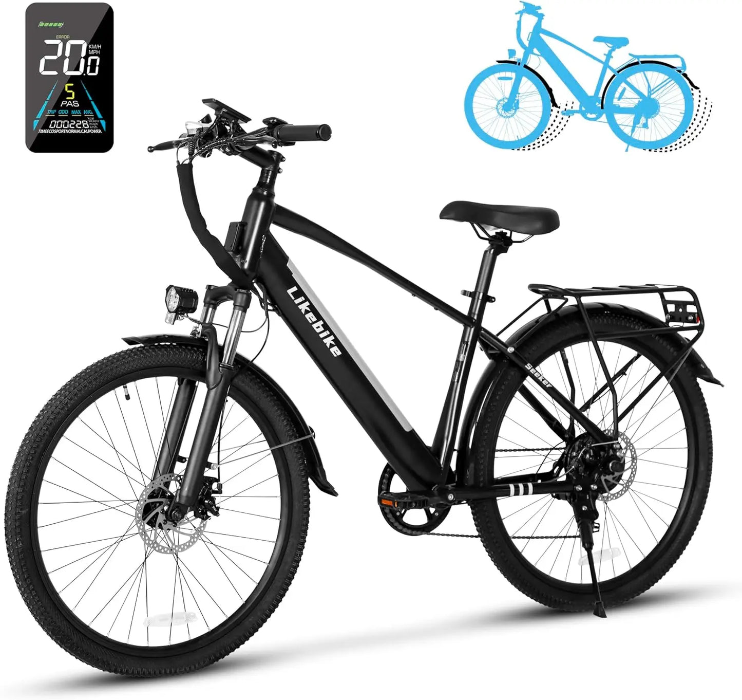 26" Electric Mountain Bike