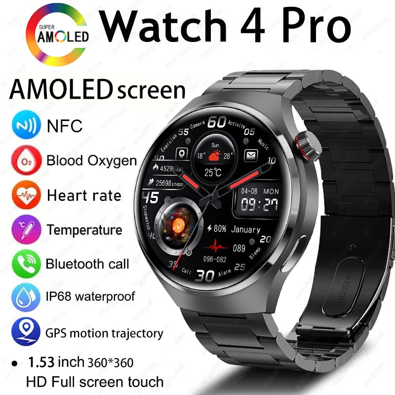 GT4 PRO Smart Watch for Men