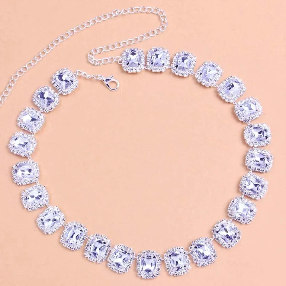 Rhinestone Collar Necklace