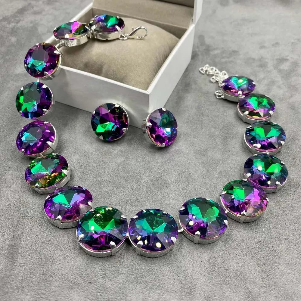 Mystic Purple Crystal Jewelry