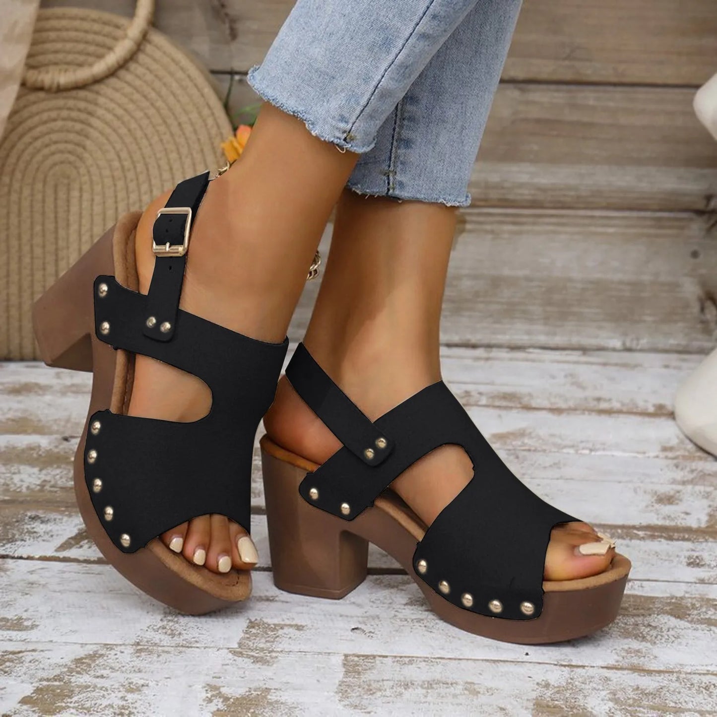 Women's Thick Heel Casual Sandals