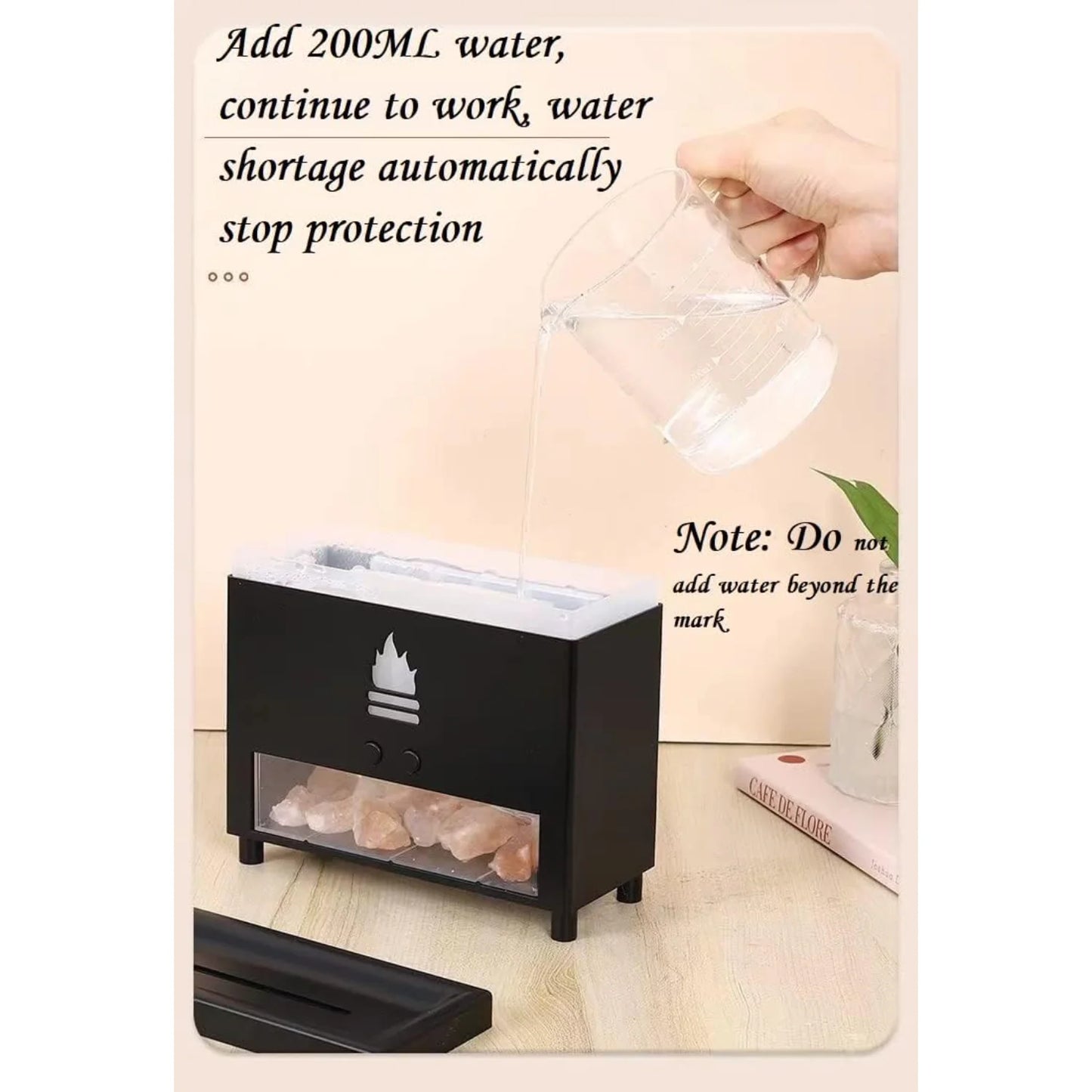 Flame humidifier Oil Diffuser