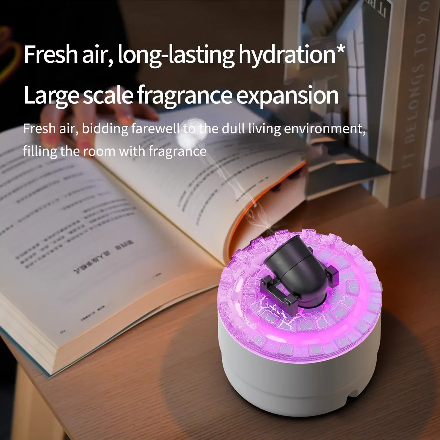 Lava Crack Oil Diffuser Machine