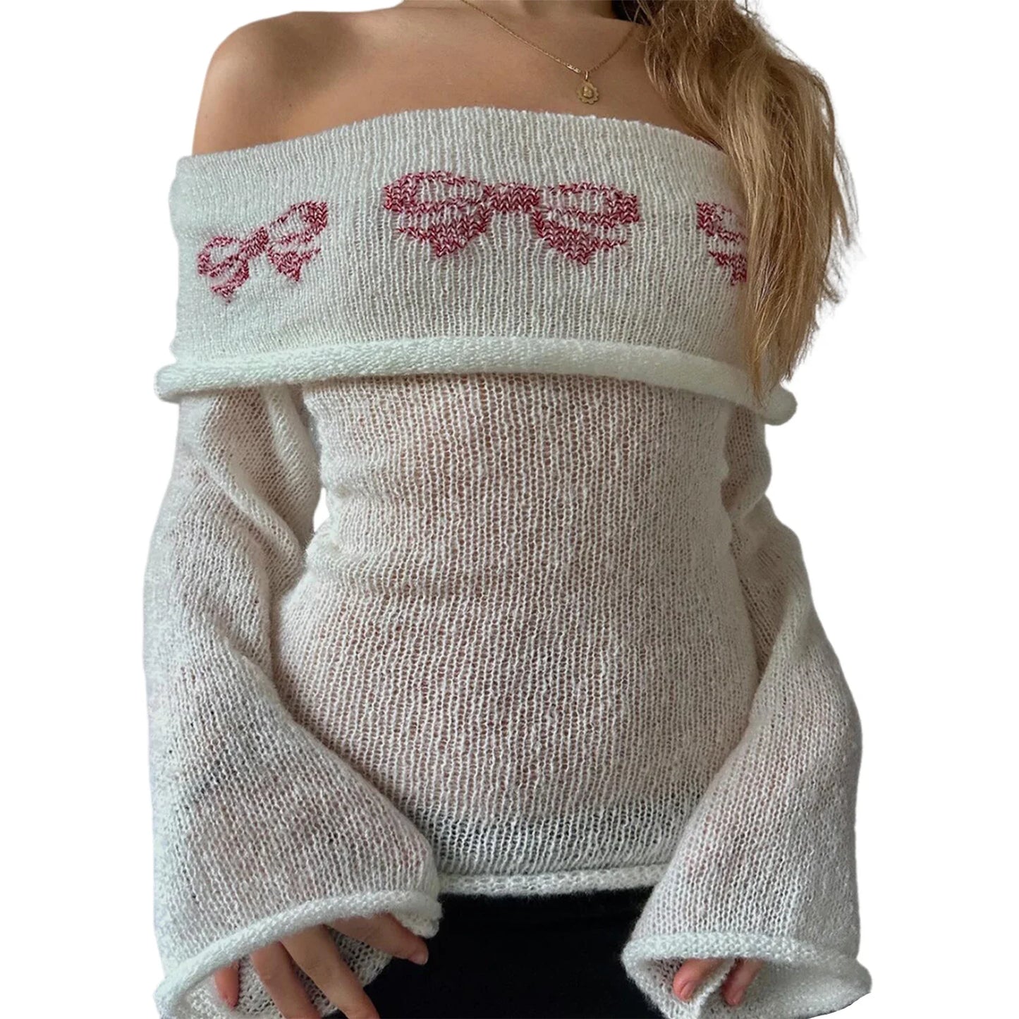 Autumn Sexy Hollow Off Shoulder