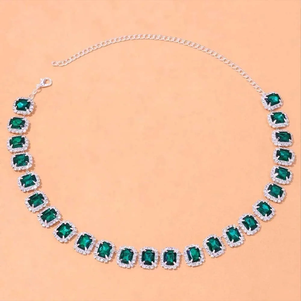 Rhinestone Collar Necklace