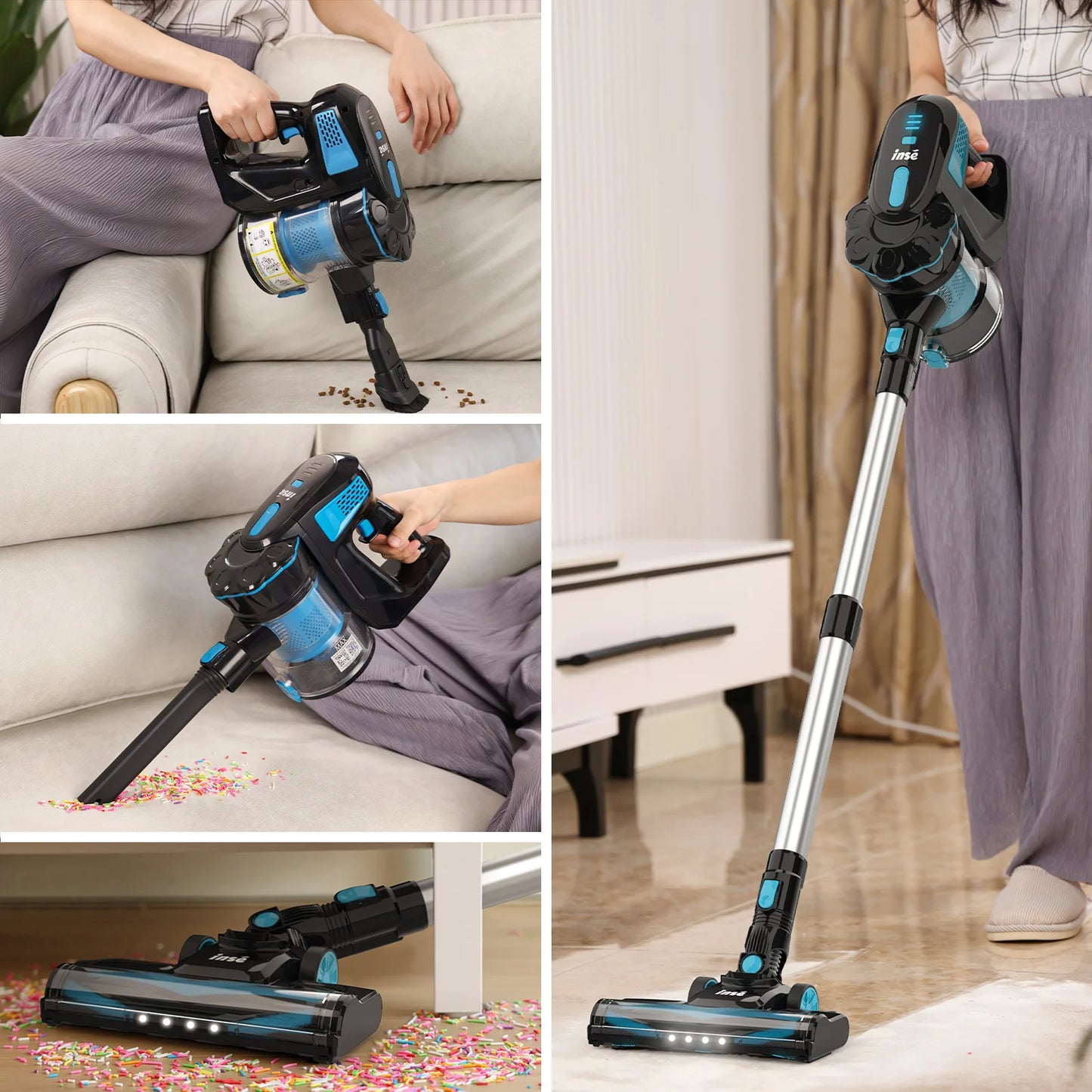 INSE Cordless Vacuum Cleaner