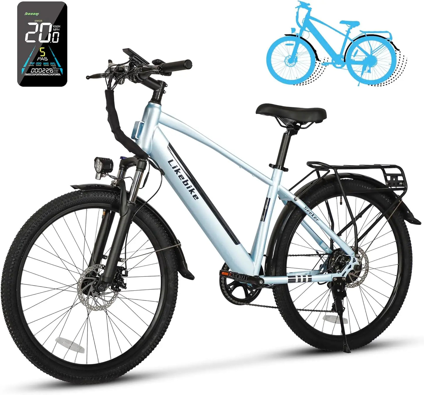 26" Electric Mountain Bike