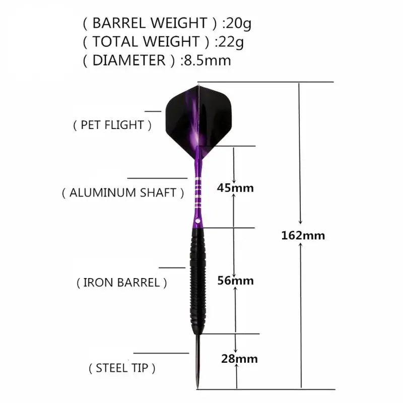 Tungsten steel tip Darts w/ case