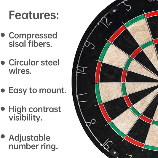 Premium Brazilian Hemp Dart Board