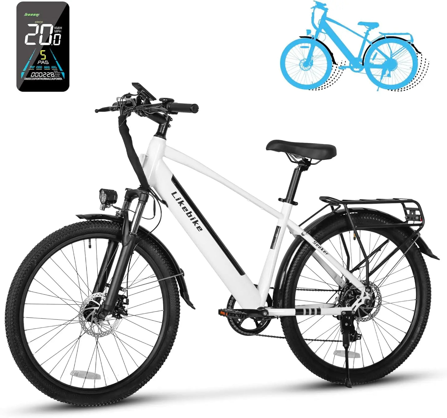 26" Electric Mountain Bike